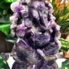 Magicun  Collection~Amethyst Handmade Carving of Ganesh - Lord Ganesha Idol | Sculpture | Murti in Crystals and Gemstones - Reiki/Chakra/Healing - 7 inches and 1.9kg (4.2 lb)