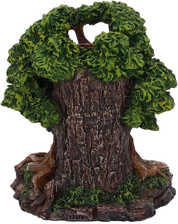 Light Collection~Elder Ember Tree Spirit Green Man Backflow Incense Burner, 8cm