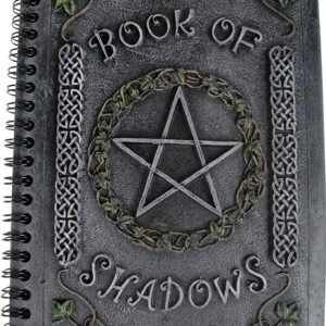 Wiccan Collection~Ivy Book Of Shadows Journal 18cm Grey