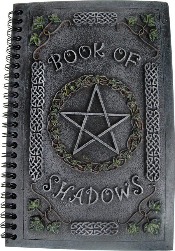 Wiccan Collection~Ivy Book Of Shadows Journal 18cm Grey