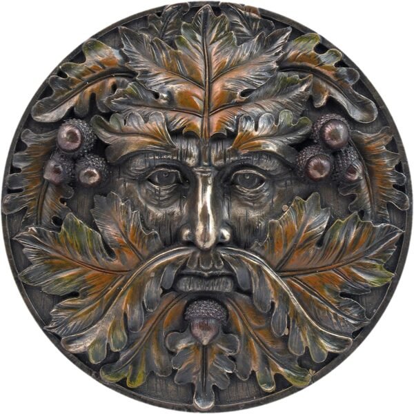 Light Collection~NEM4104 Autumn Equinox Wall Plaque 16cm Bronze