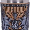 Band Merchandise~ Officially Licensed Powerwolf Metal is Religion Rock Band Shot Glass, Black, 8.5cm