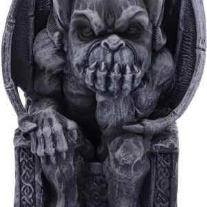 Magicun N.Giftware~Edo Dark Black Grotesque Gargoyle Figurine, One Size