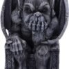 Dark Collection~Edo Dark Black Grotesque Gargoyle Figurine, 13.7cm