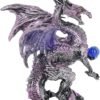 Nemesis Now Purple Dragon Protector Figurine 18cm Purple
