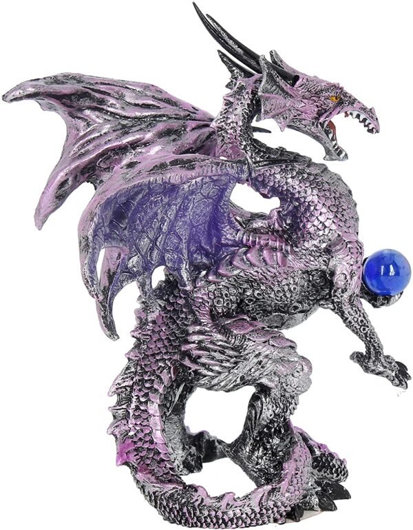 Nemesis Now Purple Dragon Protector Figurine 18cm Purple