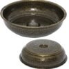 Witchcraft~Turkish Authentic Copper Bath Bowl & Hammam Bowl (440gr (15.50 oz) Made of Zinc (Copper)