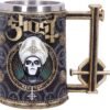 Band Merchandise~ B4857P9 Licensed Ghost Papa Emeritus III Meliora Gold Tankard, Resin w. Stainless Steel
