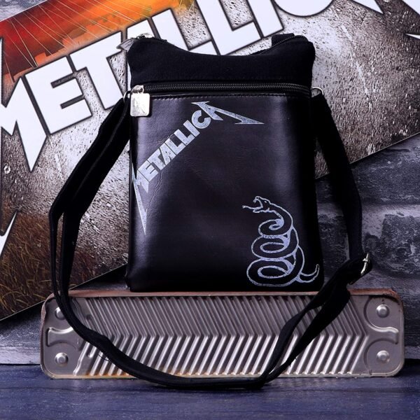 Band Merchandise~ Officially Licensed Metallica The Black Album Shoulder Bag, 23cm