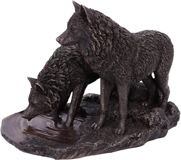 Magicun N.Giftware~Officially Licensed Bronze Lisa Parker Warriors of Winter Figurine