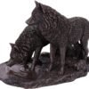Artist Collections~ Officially Licensed Bronze Lisa Parker Warriors of Winter Figurine, 35cm