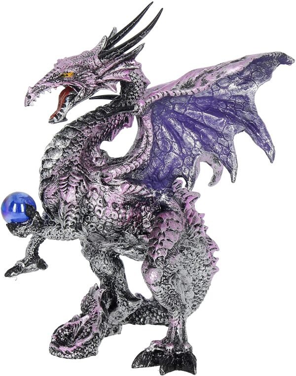 Nemesis Now Purple Dragon Protector Figurine 18cm Purple