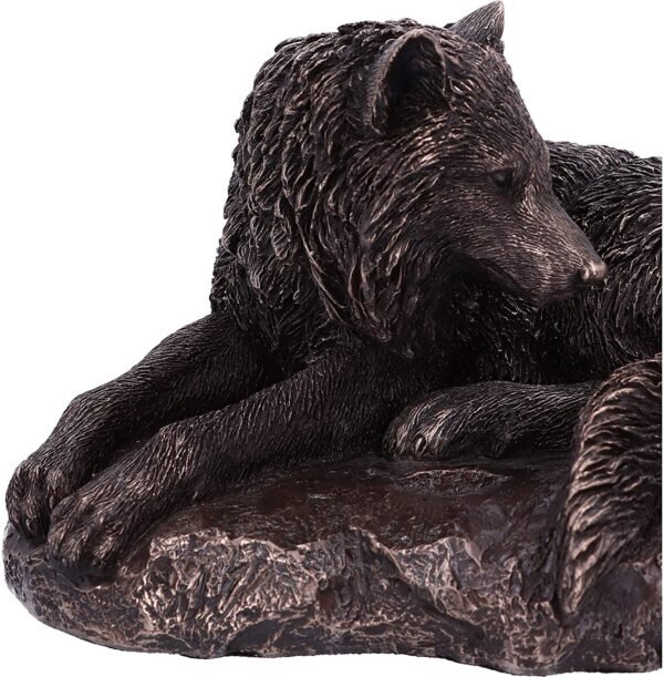 Artist Collections~ Officially Licensed Bronze Lisa Parker Guardian of the North Figurine, 19.5cm