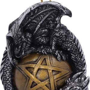 91Bztd-StnL._AC_SL1500 Magicun N.Giftware~Caspar Festive Hanging Dragon Ornament, 8.89cm, Gold