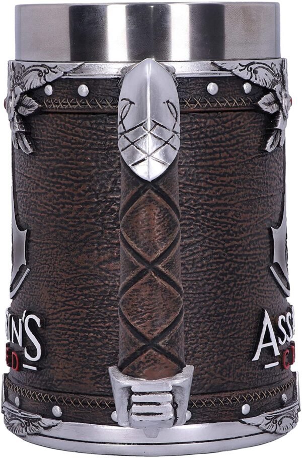 Officially Licensed Assassins Creed Brotherhood Brown Hidden Blade Game Tankard, Resin, 15.5cm