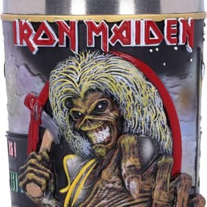 Band Merchandise~ Officially Licensed Iron Maiden The Killers Eddie Album Shot Glass, Black, 8.5cm