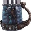 Dark Collection~River Styx Grim Reaper Tankard, Blue, 17.5cm
