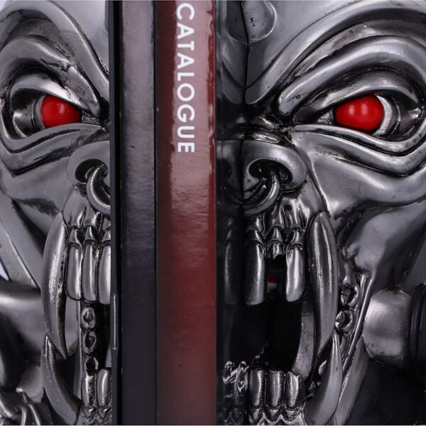 Magicun N.Giftware~Offically Licensed Motorhead Warpig Snaggletooth Bookends, 18cm, Silver
