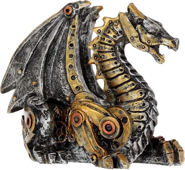 Steampunk Collection~Mechanical Hatchling Figurine 13cm Gold