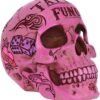 Dark Collection~Natural Bone Coloured Traditional, Tribal Tattoo Fund Skull, Polyresin, One Size