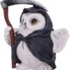 Dark Collection~Flight Grim Reaper Owl Familiar Figurine, White, 12.5cm