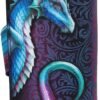 Fantasy Collection~ Take Flight Purse Blue Dragon Wallet, 18.5cm, Polyurethane
