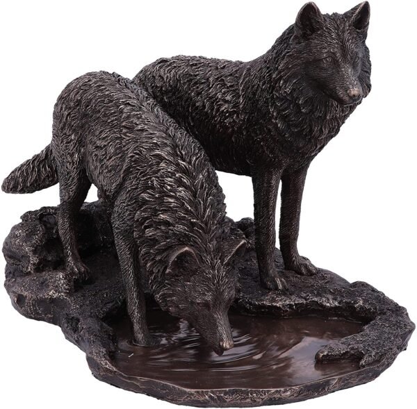 Magicun N.Giftware~Officially Licensed Bronze Lisa Parker Warriors of Winter Figurine
