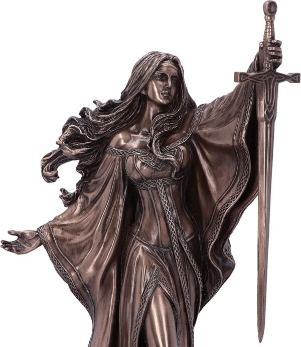 Magicun N.Giftware~James Ryman Lady of The Lake Fairytale Enchantress Figurine, 24cm, Bronze