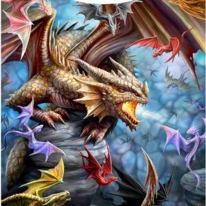Artist Collections~ Dragon Clan Throw Anne Stokes 160cm