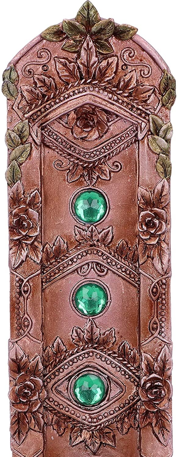 Light Collection~Ethereal Mother Earth Gaia Art Statue Incense Burner, Green, 24cm