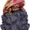 Fantasy Collection~ Crystalline Guardian Backflow Incense Burner14.2cm, Red, One Size