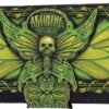 Dark Collection~Absinthe La Fee Verte Green Fairy Embossed Purse, 18.5cm