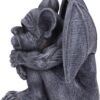Dark Collection~Quasi Dark Black Grotesque Gargoyle Figurine, 12.5cm