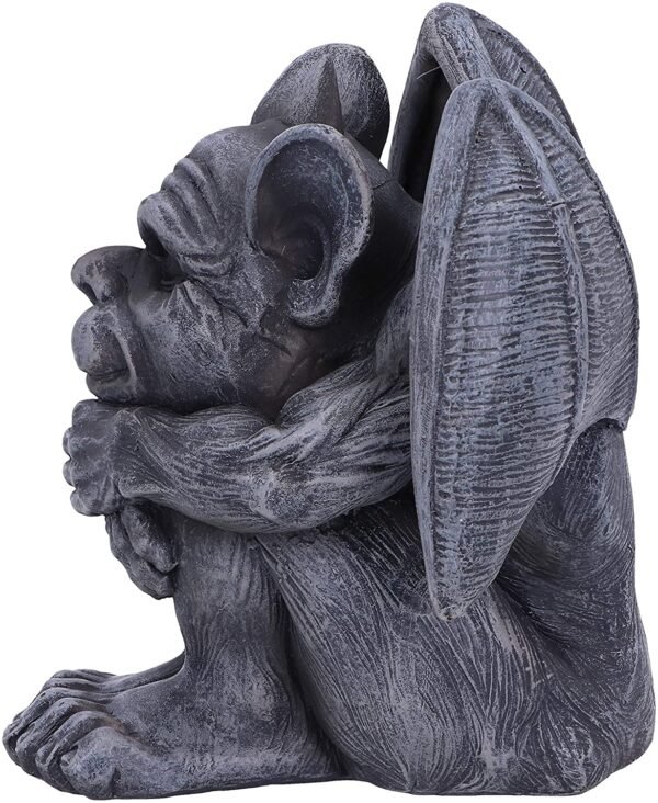 Dark Collection~Quasi Dark Black Grotesque Gargoyle Figurine, 12.5cm