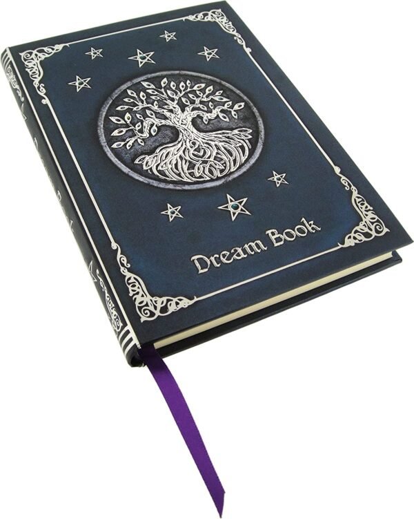 Wiccan Collection~Dream Book Journal 17cm Blue, Coated, Wood Paper
