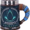 Gaming collectables~ B5335S0 Officially Licensed Assassins Creed Valhalla Viking Game Tankard, Resin w. Stainless Steel