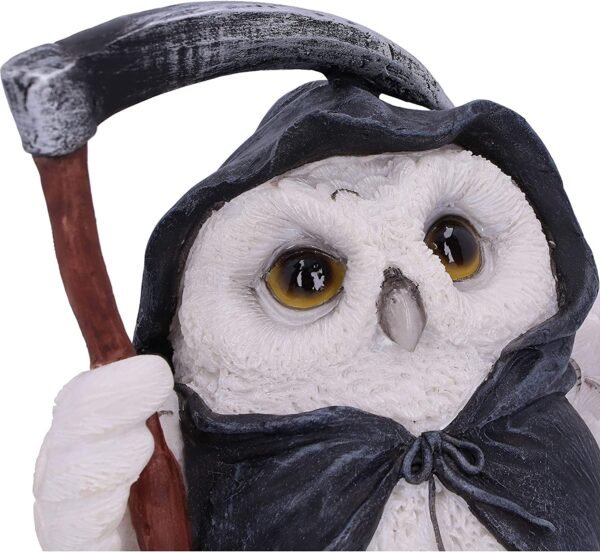 Dark Collection~Flight Grim Reaper Owl Familiar Figurine, White, 12.5cm