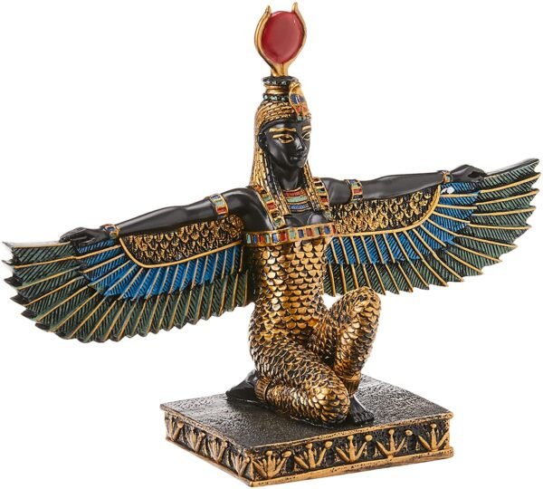 Magic  Collection~Design Toscano QL12219 Isis Goddess of Beauty Egyptian Decor Statue, 9 Inch, Full Color