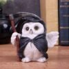 Dark Collection~Flight Grim Reaper Owl Familiar Figurine, White, 12.5cm