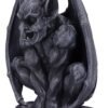 Dark Collection~Adalward Dark Black Grotesque Gargoyle Figurine, 26cm