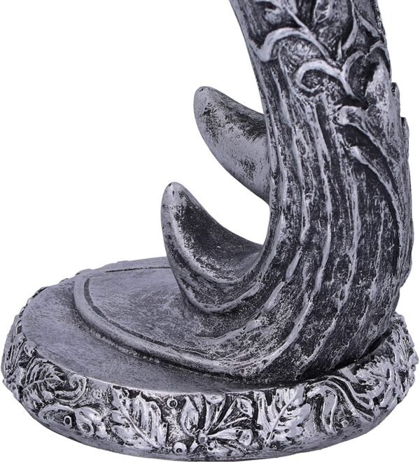 Magicun N.Giftware~Monarch of The Glen Stags Head Goblet Wine Glass, 18cm, Silver