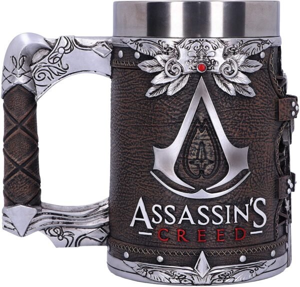 Officially Licensed Assassins Creed Brotherhood Brown Hidden Blade Game Tankard, Resin, 15.5cm
