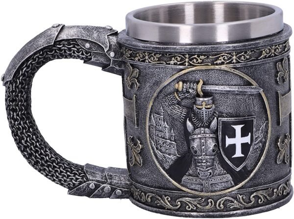 Magicun N.Giftware~Dark Knight Tankard 16.3cm, us:one Size, Silver
