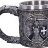 Mythology Collection~ Dark Knight Tankard 16.3cm, Polyresin, Silver