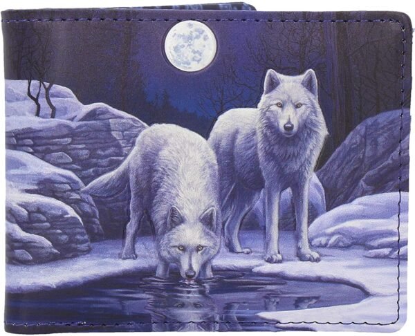 Artist Collections~ Warriors of Winter Lisa Parker Wallet 10cm Blue, PU