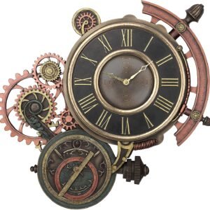 Steampunk Collection~Cogwork Clock 55cm Black