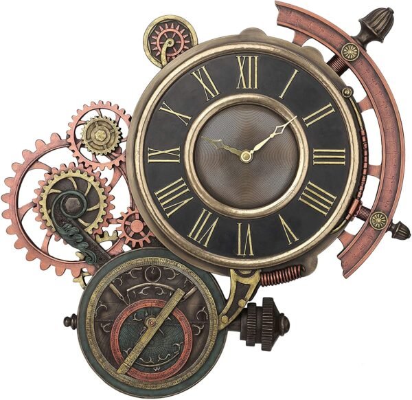 Steampunk Collection~Cogwork Clock 55cm Black