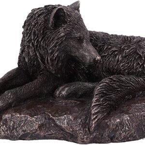 Magicun N.Giftware~Officially Licensed Bronze Lisa Parker Guardian of The North Figurine, 19.5cm