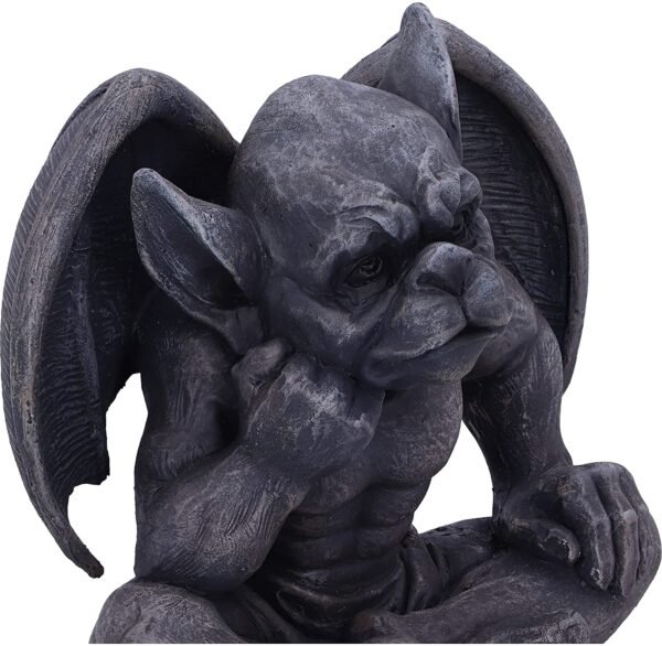 Dark Collection~Laverne Dark Black Grotesque Gargoyle Figurine, 13cm