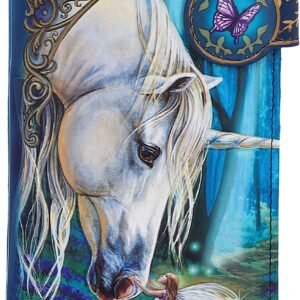 Magicun N.Giftware~, Blue Officially Licensed Lisa Parker Fairy Whispers Embossed Purse, 18.5cm